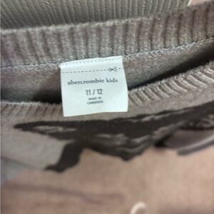Abercrombie Kids Heather Gray Knit Top
